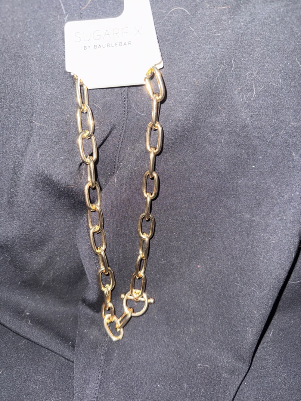 Gold Chain-Link Necklace